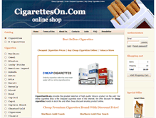 Tablet Screenshot of cigaretteson.org